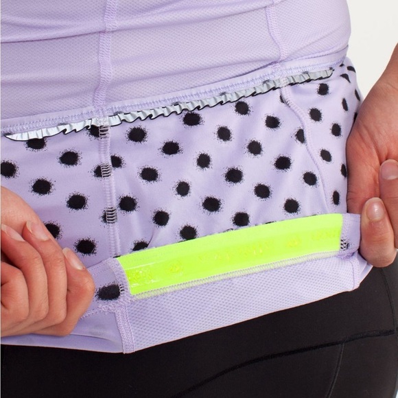 Lululemon Velo Vixen Sleeveless Jersey
High Noon Dot Lilac / Black / Lilac - Picture 6 of 14